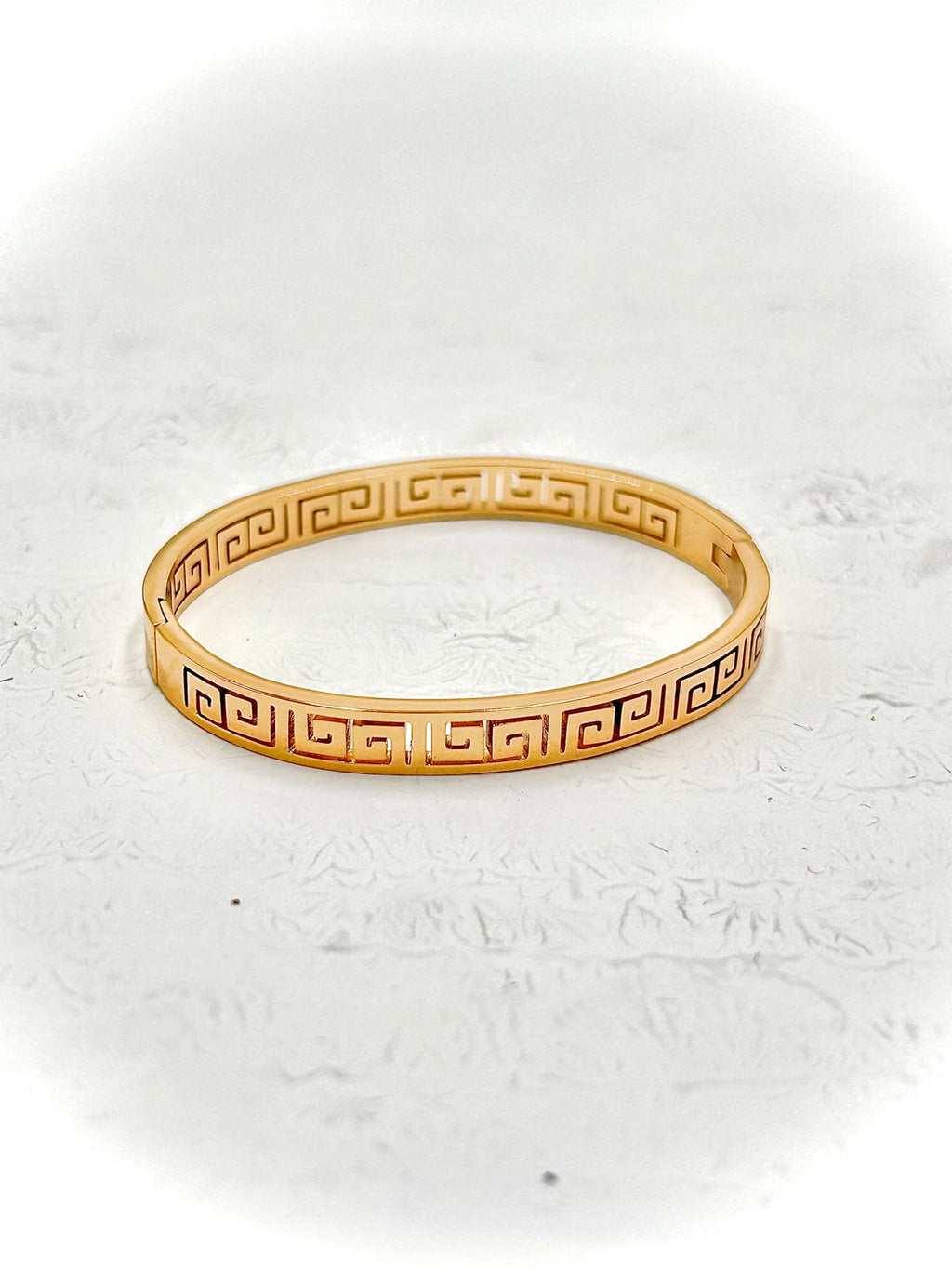 Gold Greek Key Bracelet