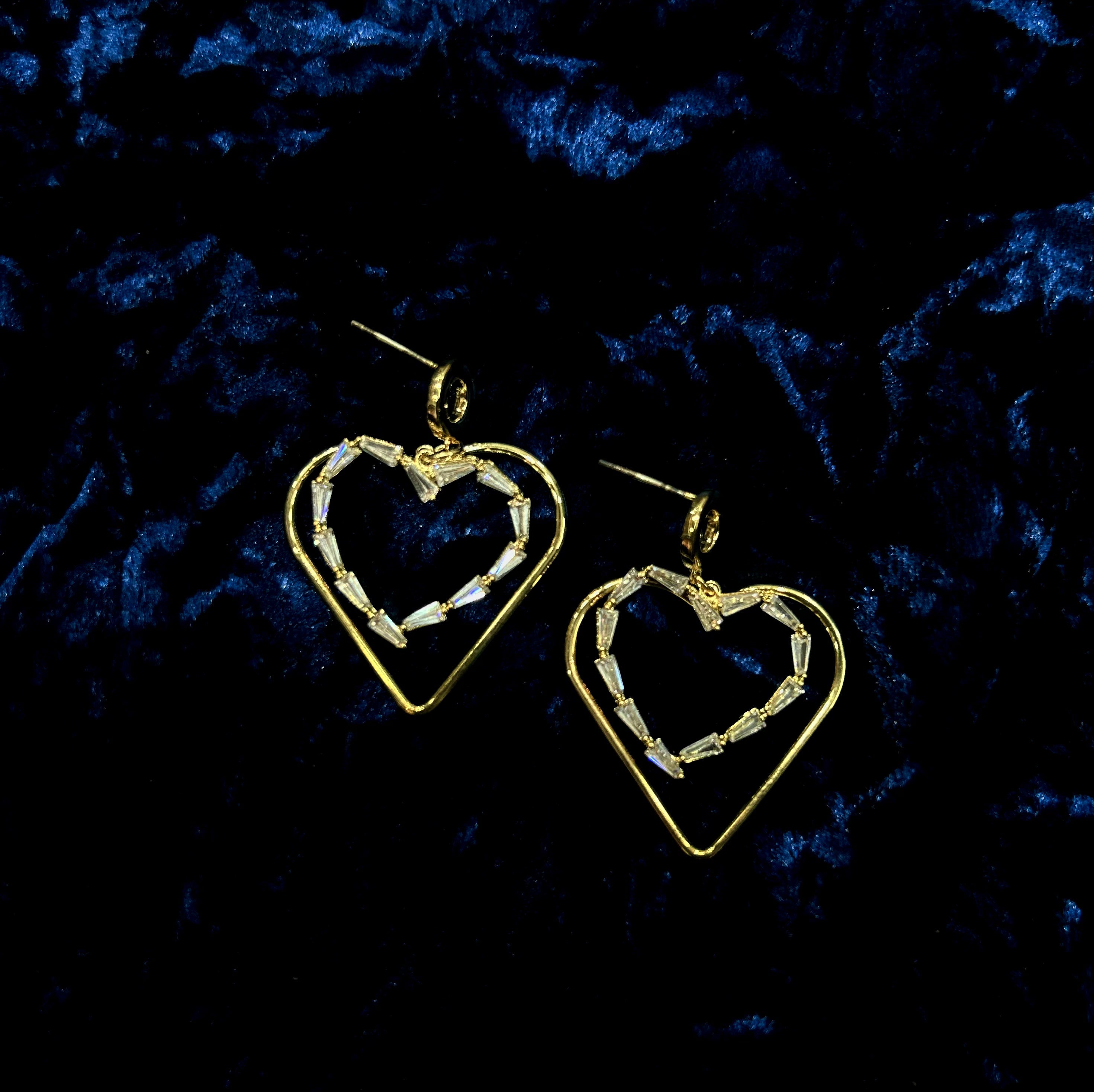 Heartline Spark Earrings