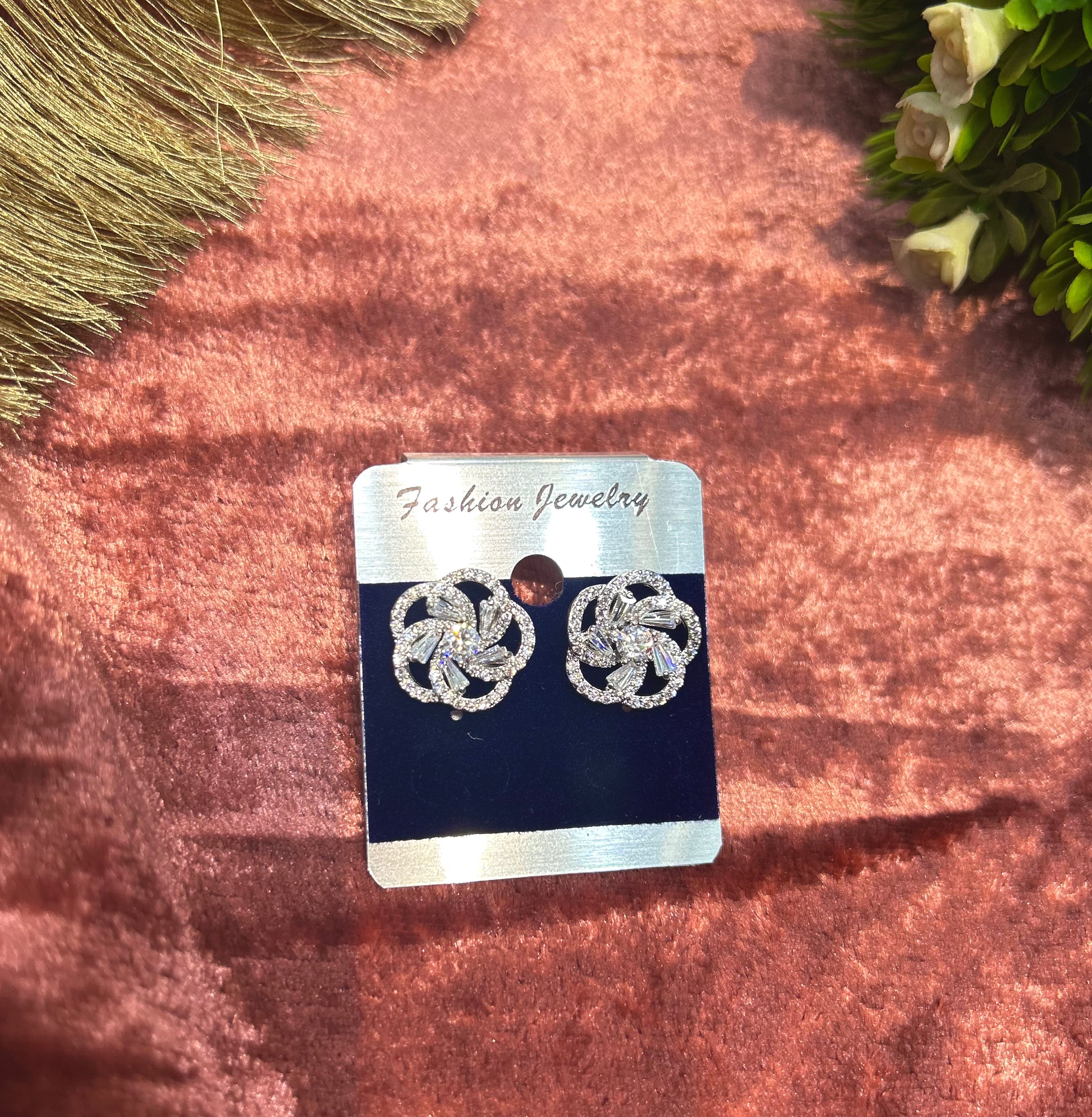 Floral Sparkle Earings