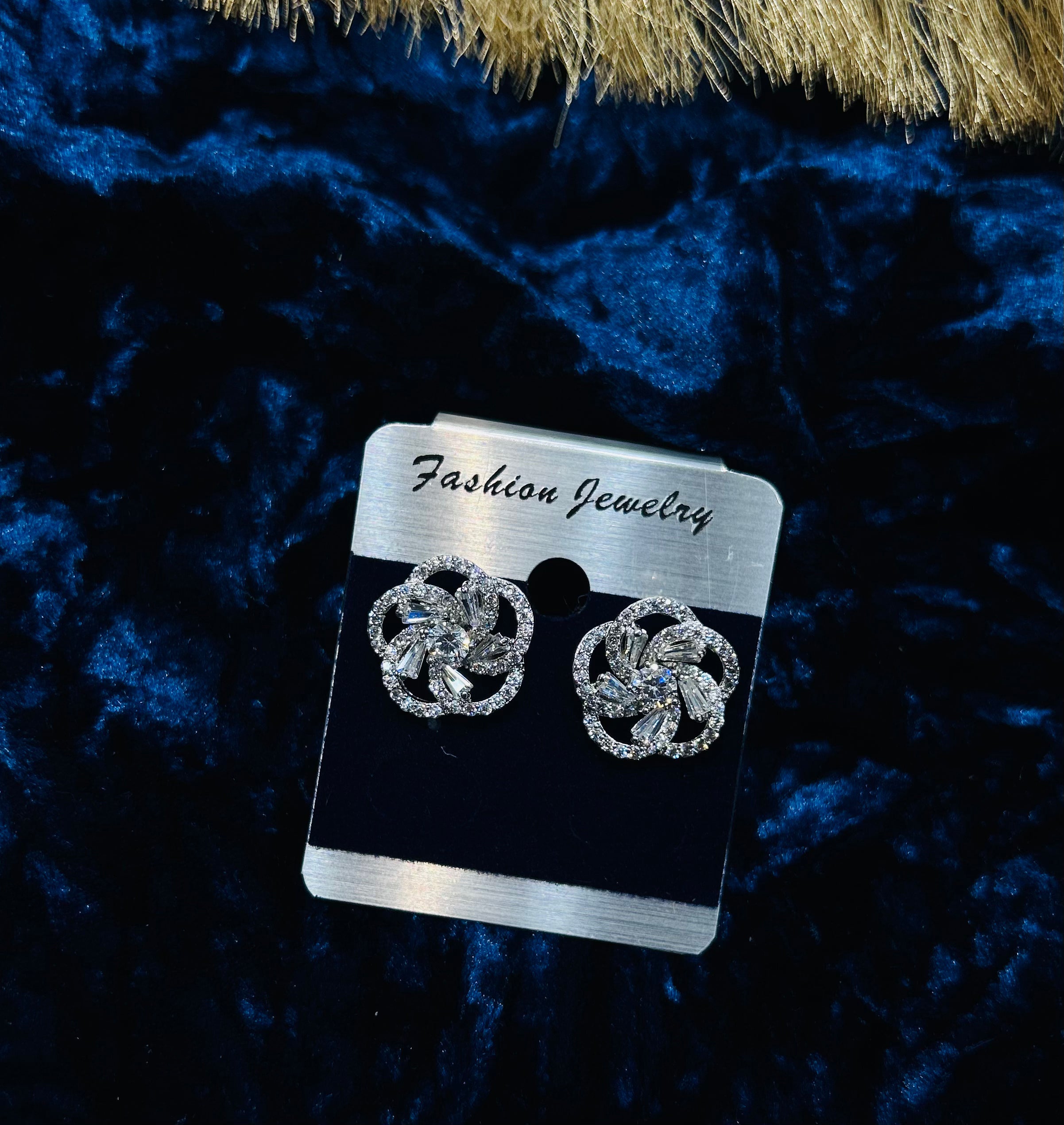 Floral Sparkle Earings