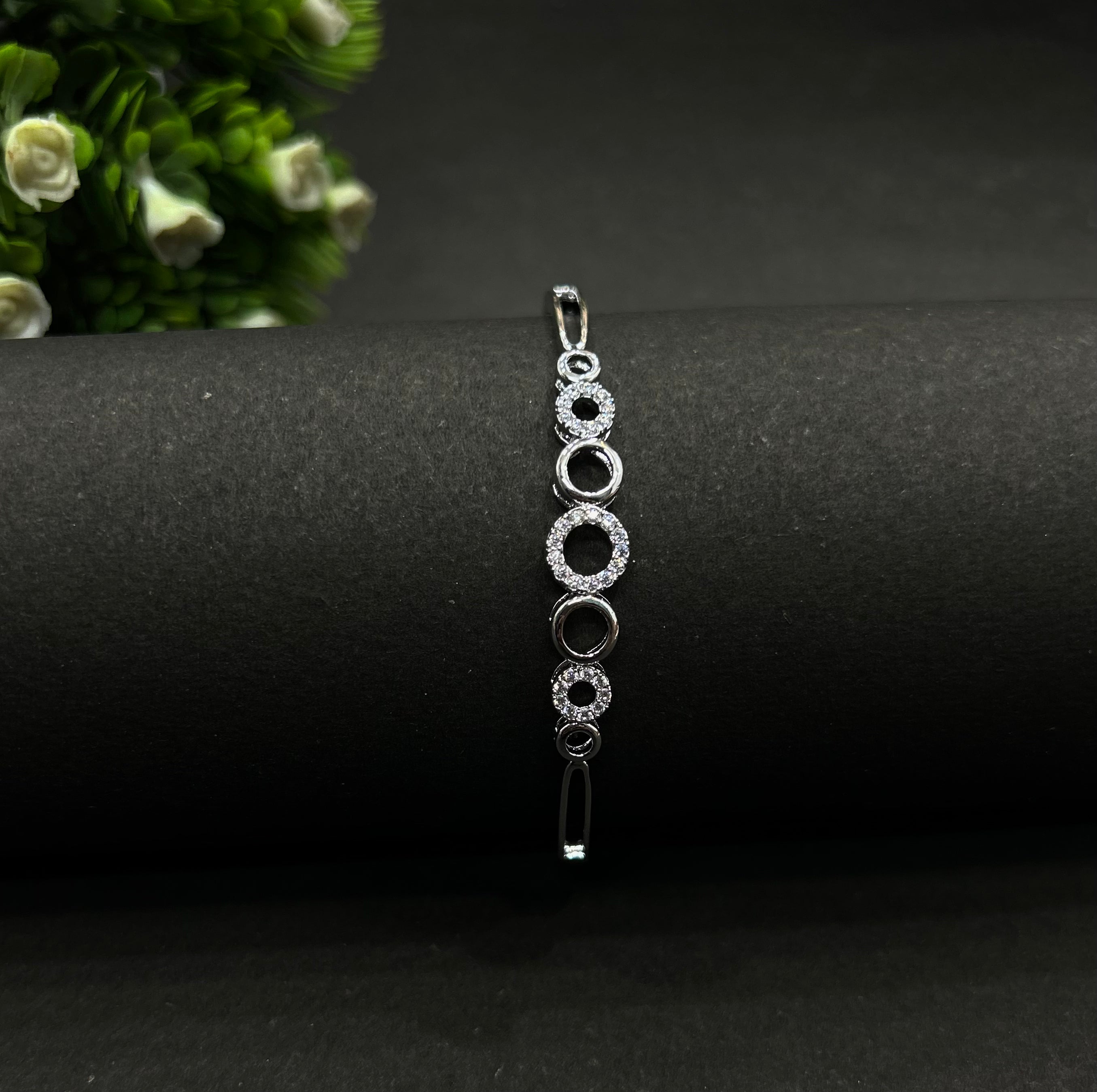 Crystal Circle Elegance Bracelet