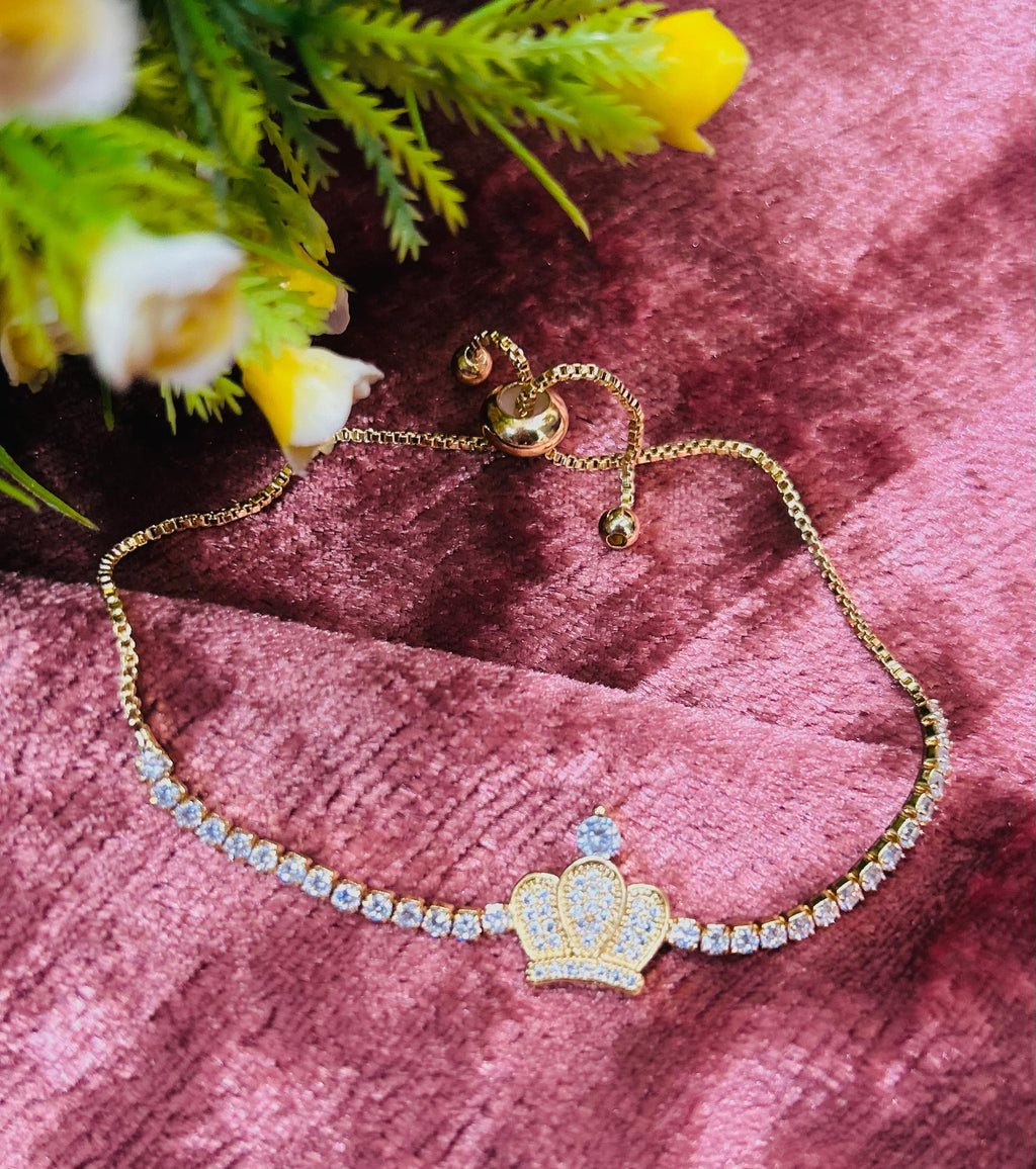 Royal Crown Bracelet ( Adjustable Size)