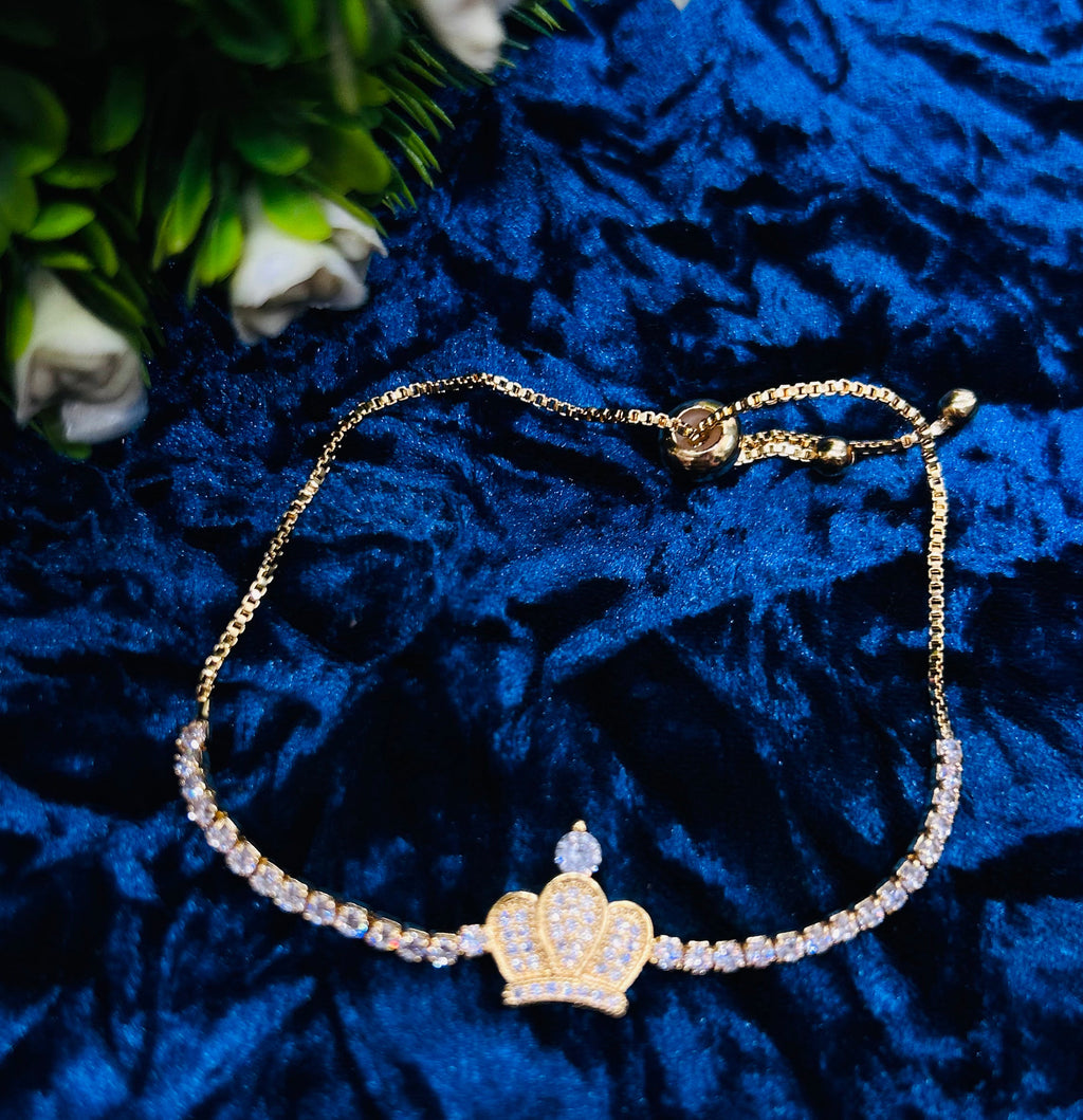 Royal Crown Bracelet ( Adjustable Size)