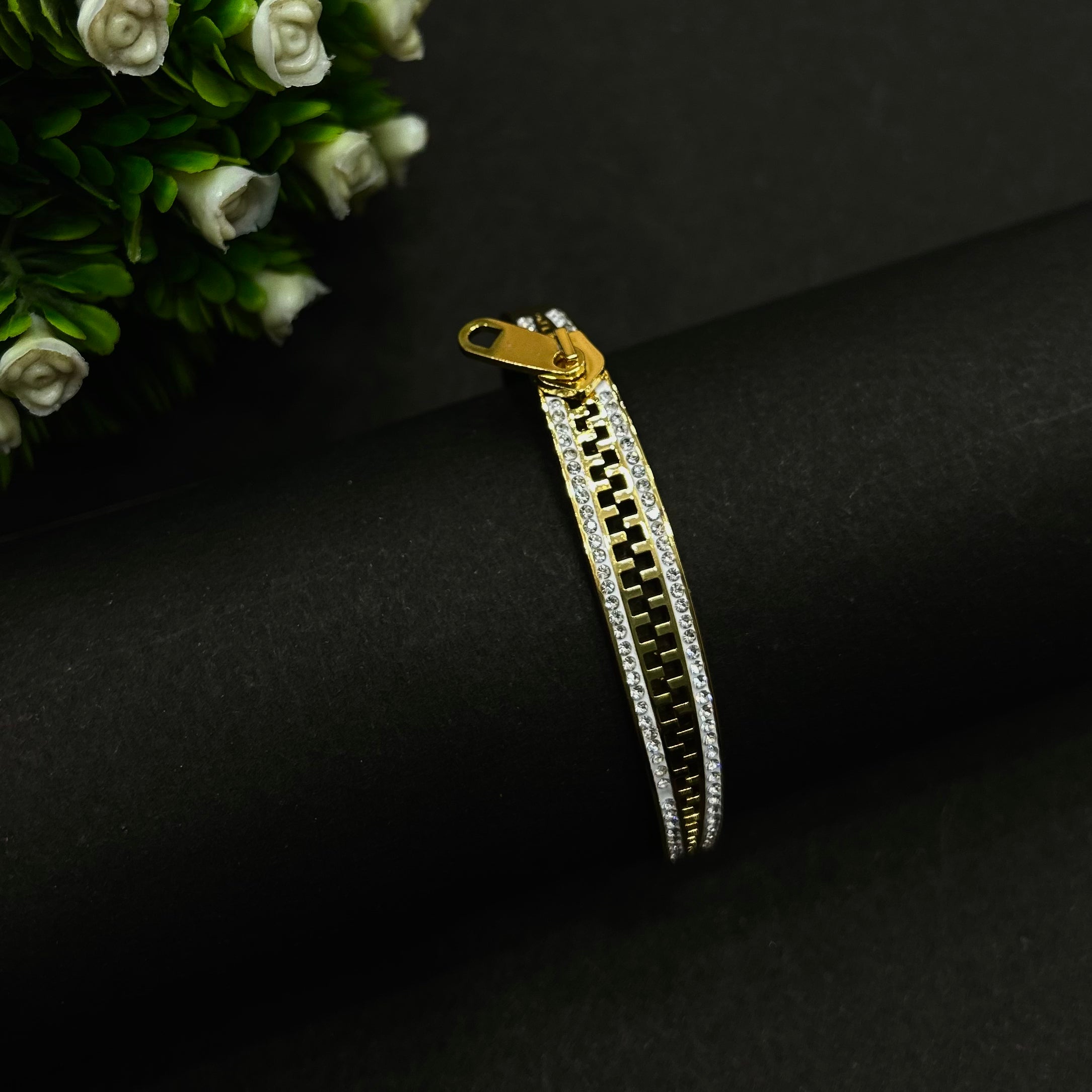 Golden Zipper Bracelet