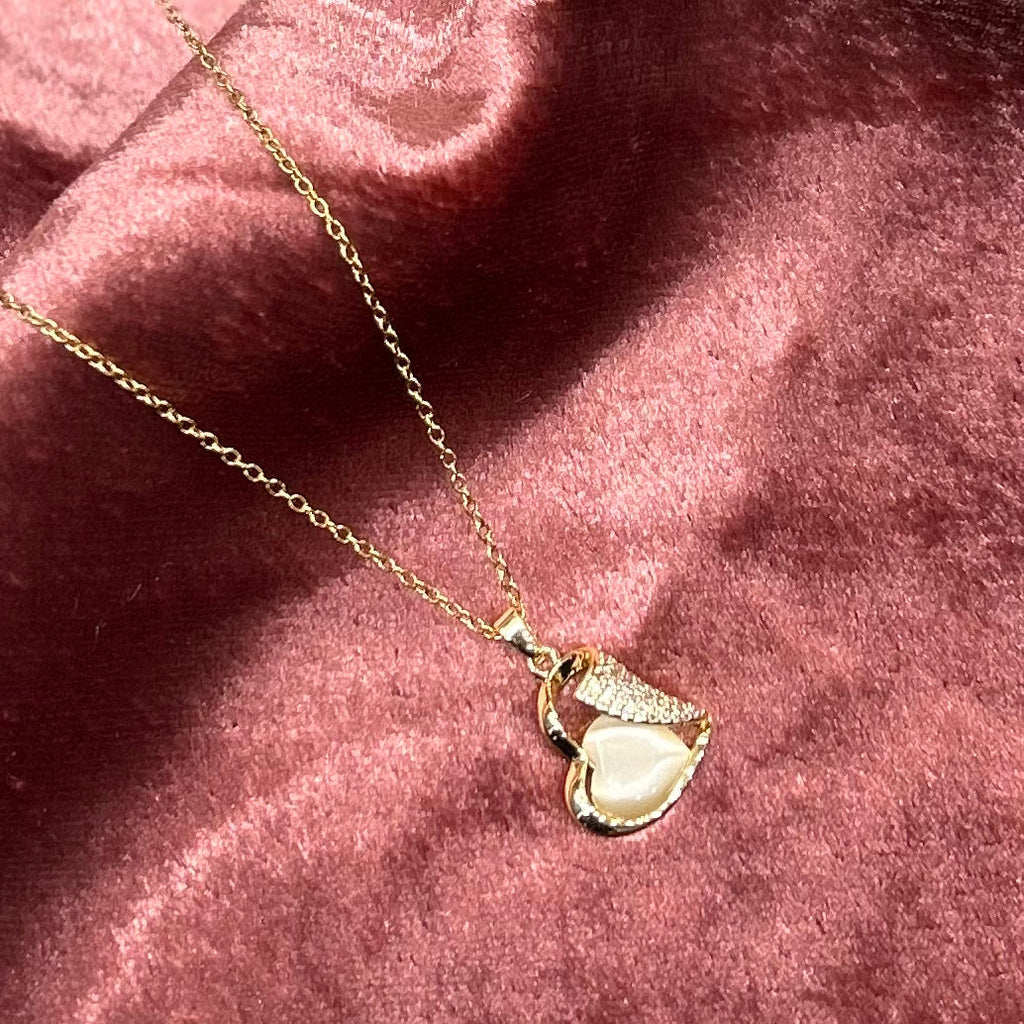 Dual Heart Charm Necklace