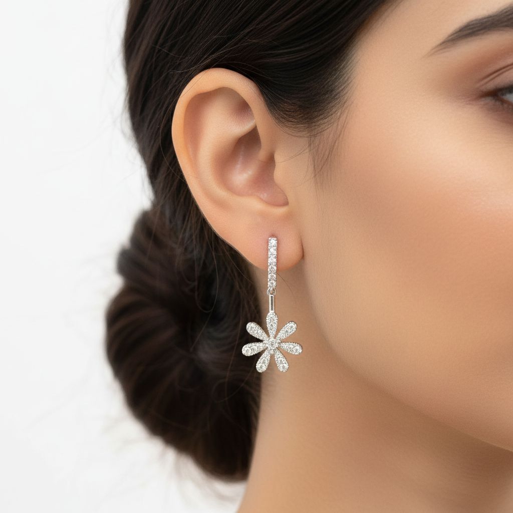 Crystal Star Earrings