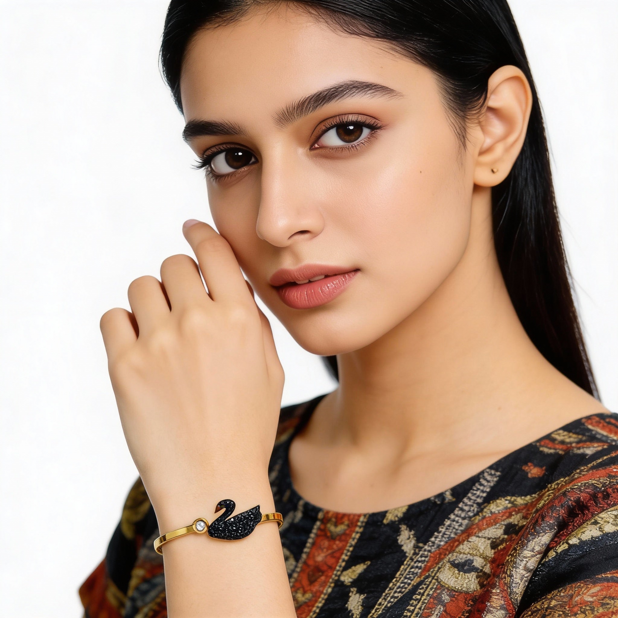 Black Swan Gold Cuff