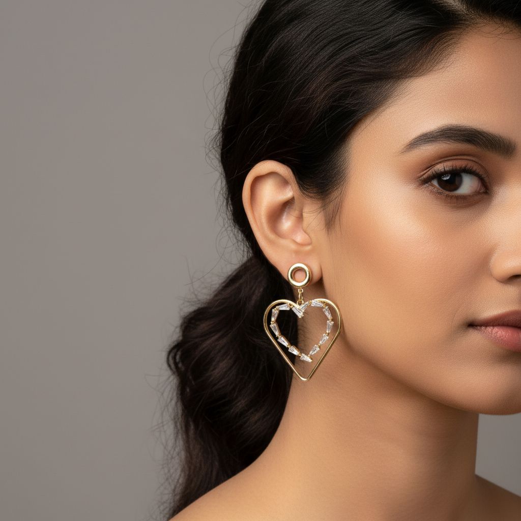 Heartline Spark Earrings