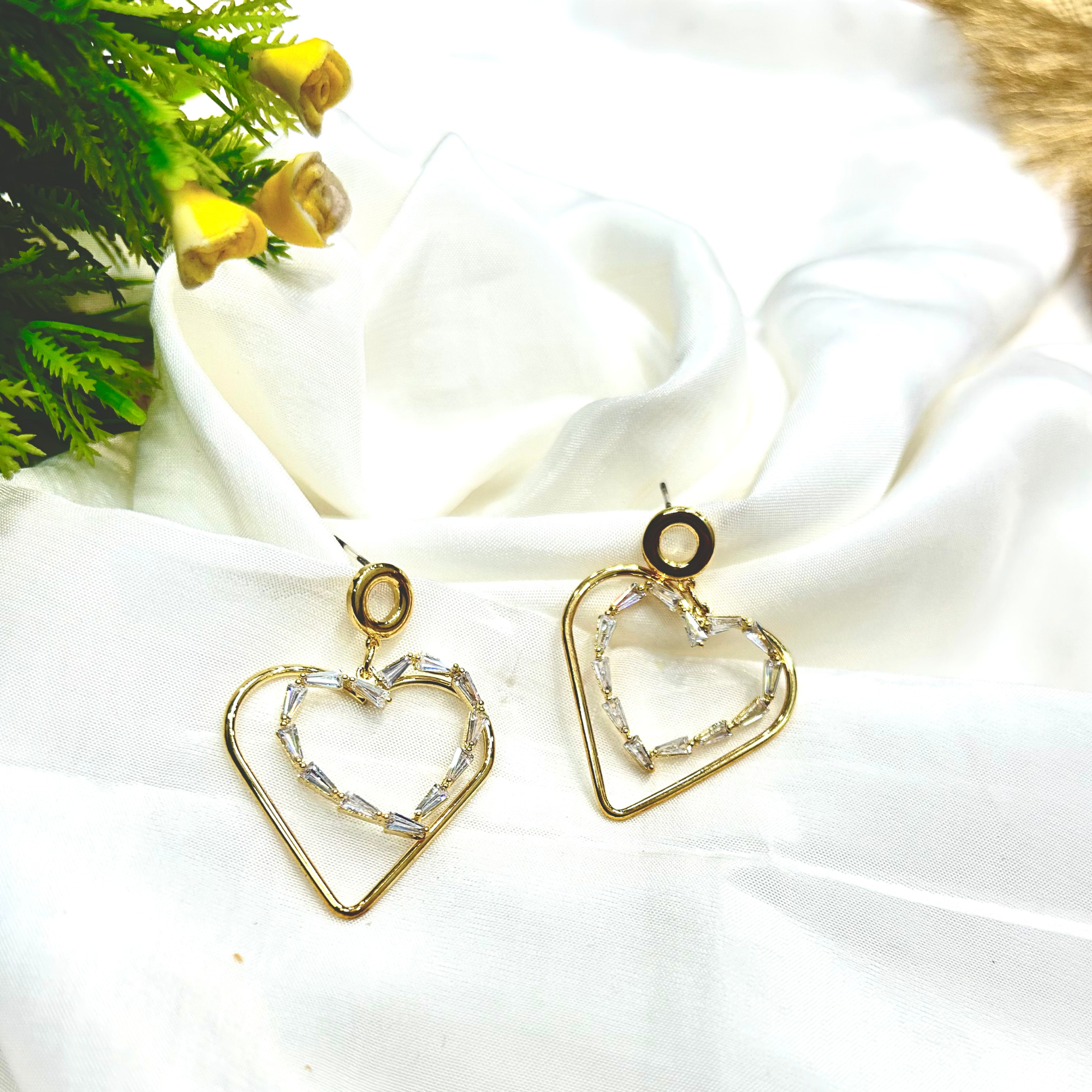 Heartline Spark Earrings