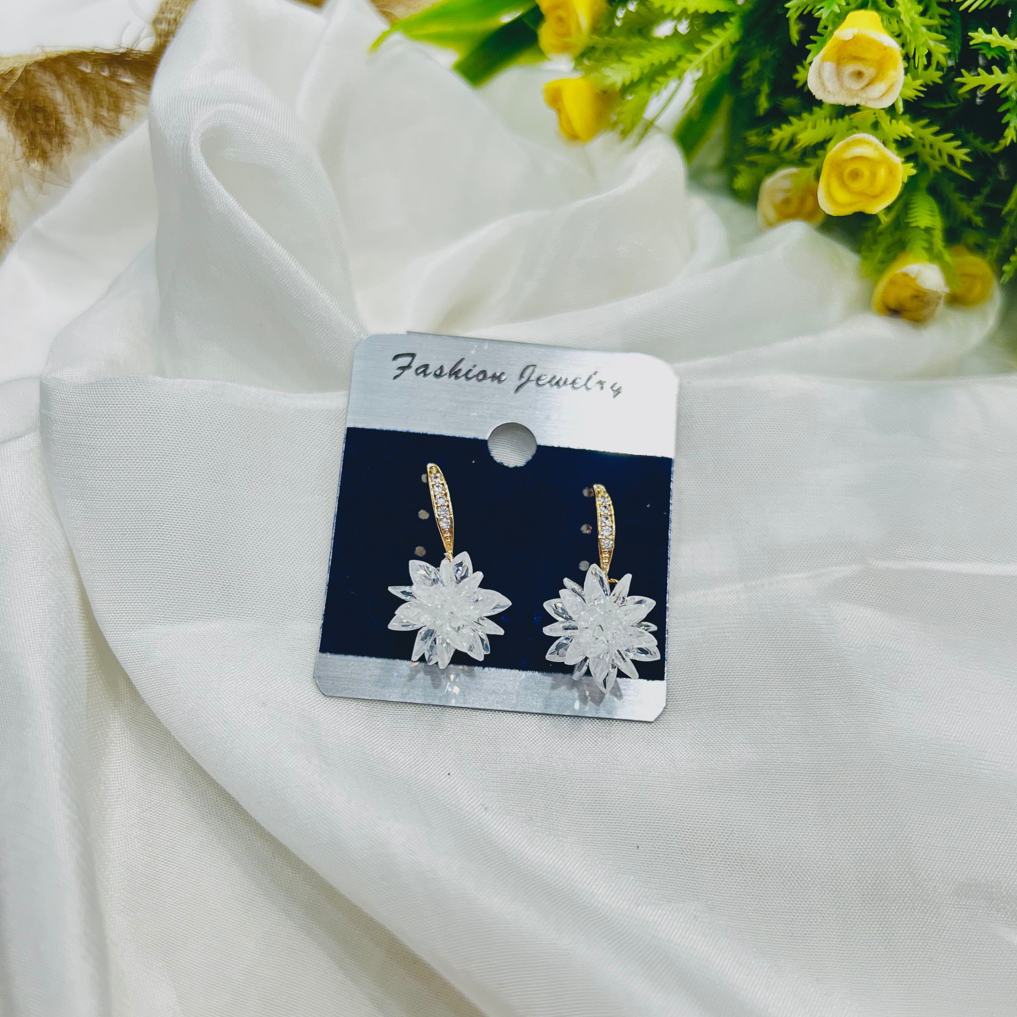 Crystal Bloom Earrings