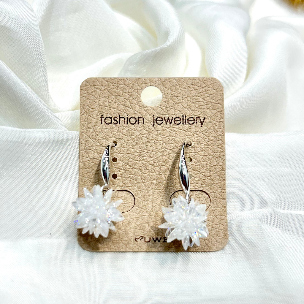 Ice Flower Earrings