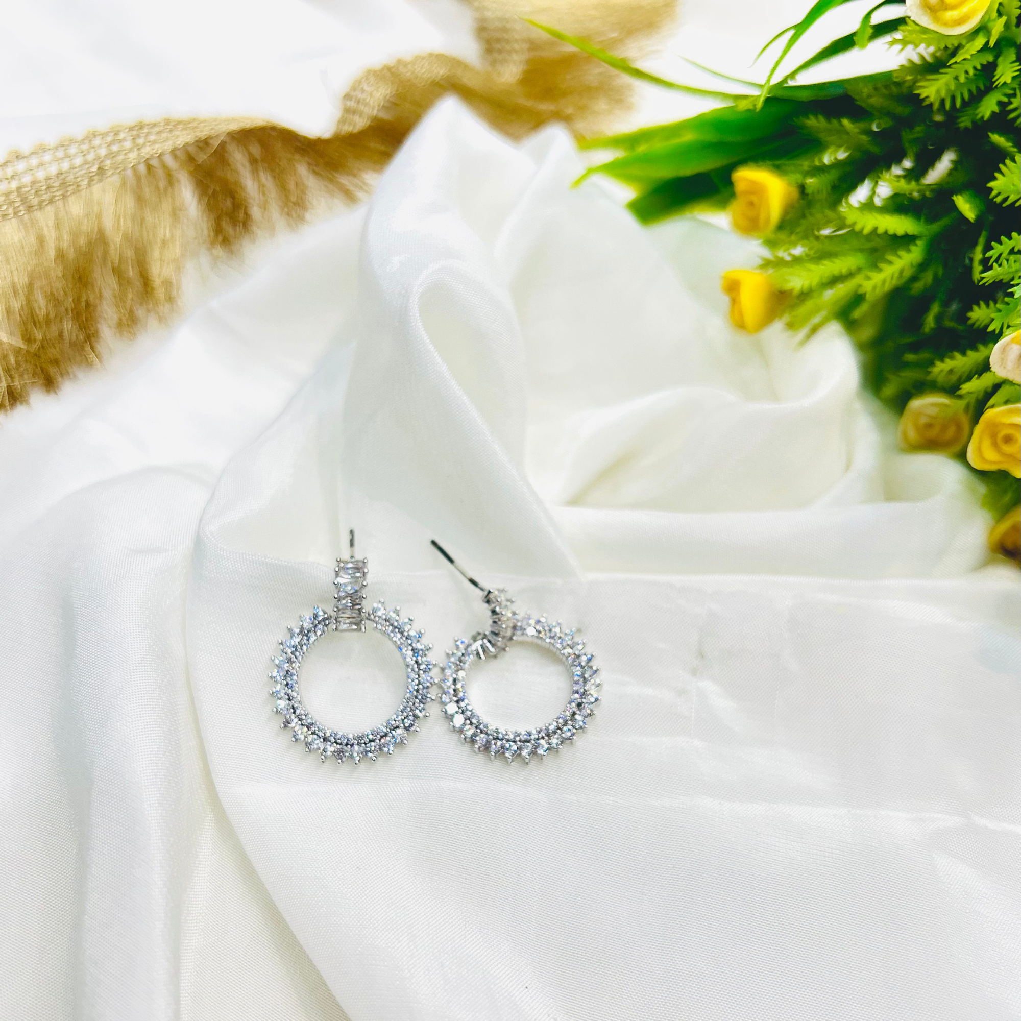 Radiant Circle Earrings