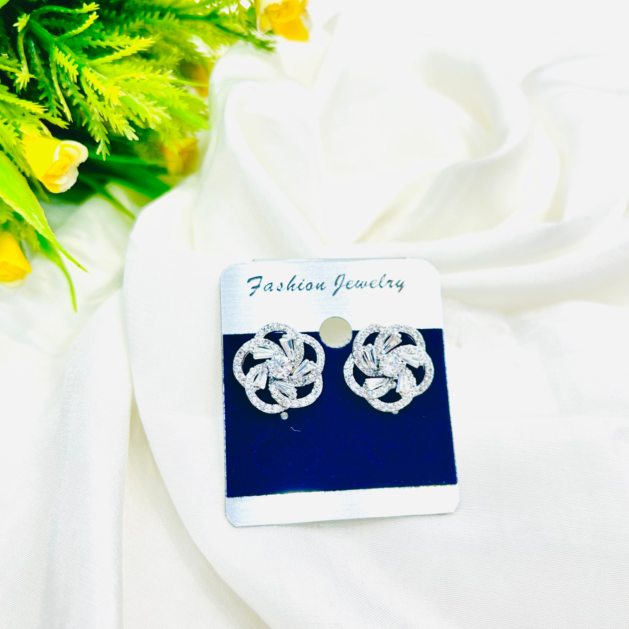 Floral Sparkle Earings