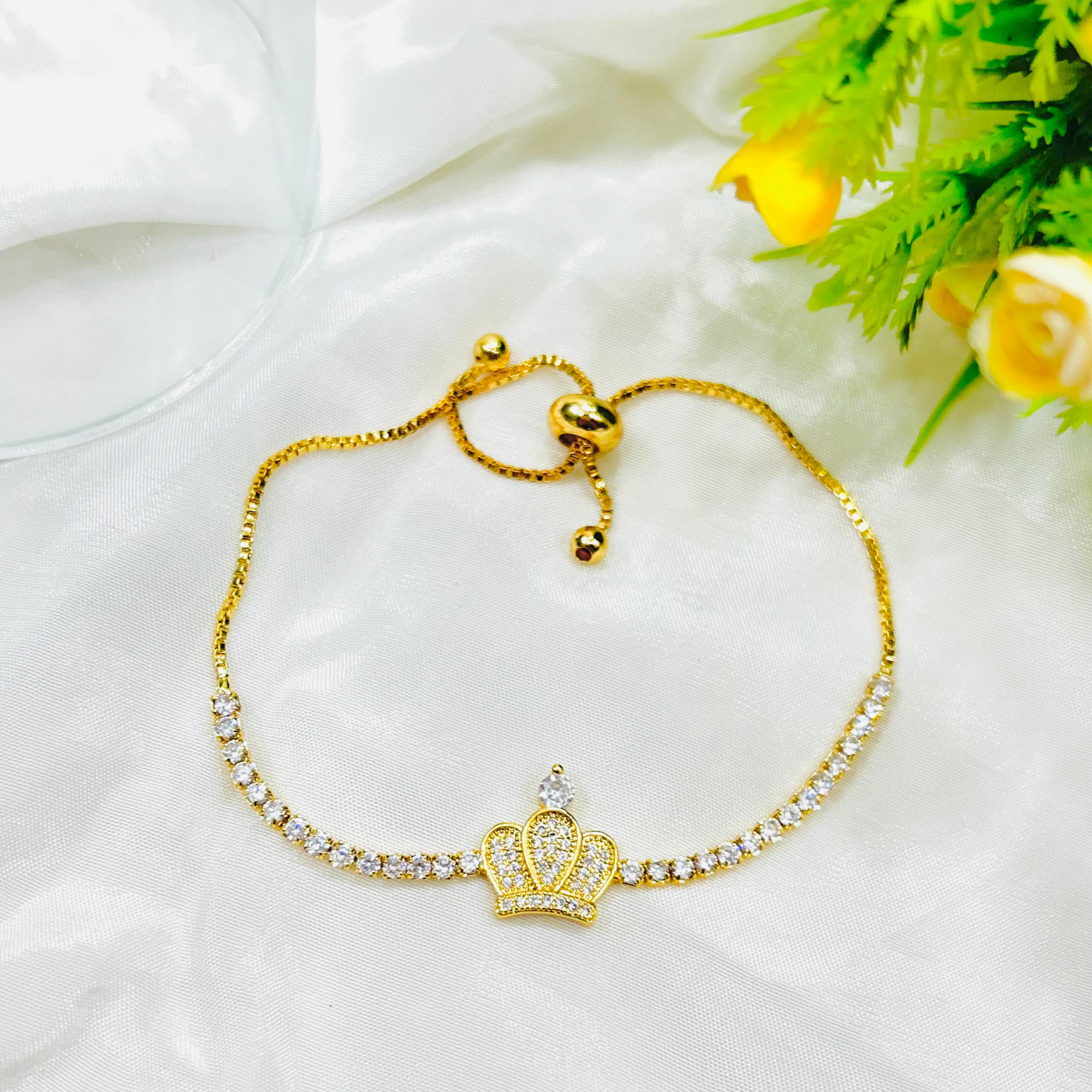 Royal Crown Bracelet ( Adjustable Size)